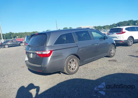 2013 Honda Odyssey Ex-L from USA, damaged, VIN 5FNRL5H68DB005152